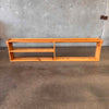 Vintage Homemade Low Pine Shelf