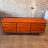 Vintage Ib Kofod-Larsen Twelve Drawer Teak Chest of Drawers
