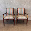 Pair of Egyptian Revival Armchairs