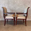 Pair of Egyptian Revival Armchairs