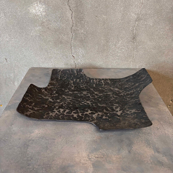 Hand Hammered Steel Tray