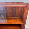 1960s Mid Century Modern Small Walnut Hutch