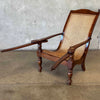 British Colonial Mid Century Plantation Lounge Chair