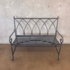 Contemporary Iron Garden Bench