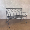 Contemporary Iron Garden Bench