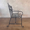 Contemporary Iron Garden Bench