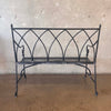 Contemporary Iron Garden Bench