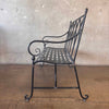 Contemporary Iron Garden Bench