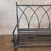 Contemporary Iron Garden Bench