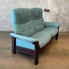 Stressless Norwegian Blue Sofa by Ekornes - High Back Two Seater
