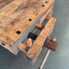 Early 1900s Christiansen Carpentry Workbench - Maple Refinished