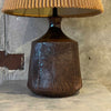 David Cressey & Robert Maxwell Table Lamp - Brown Glaze w/ Sunburst Pattern