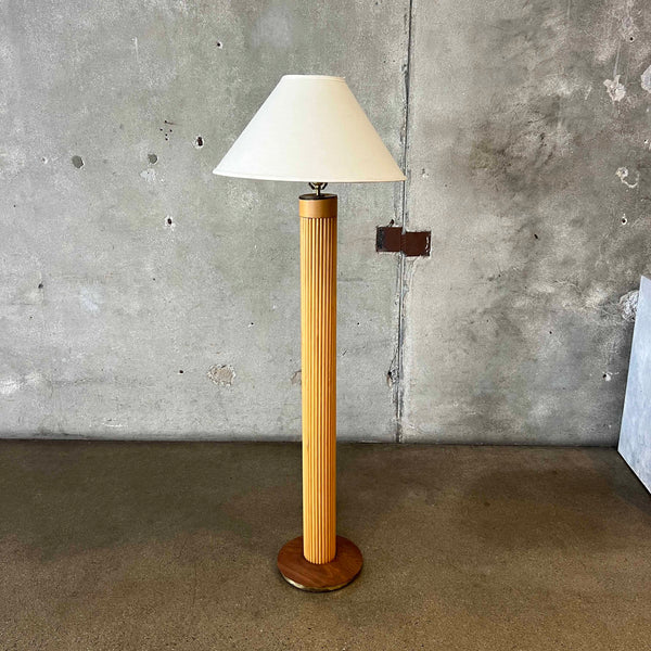 1970s Split Reed Floor Lamp