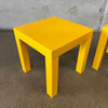 Pair of 1970s Molded Plastic Side Tables