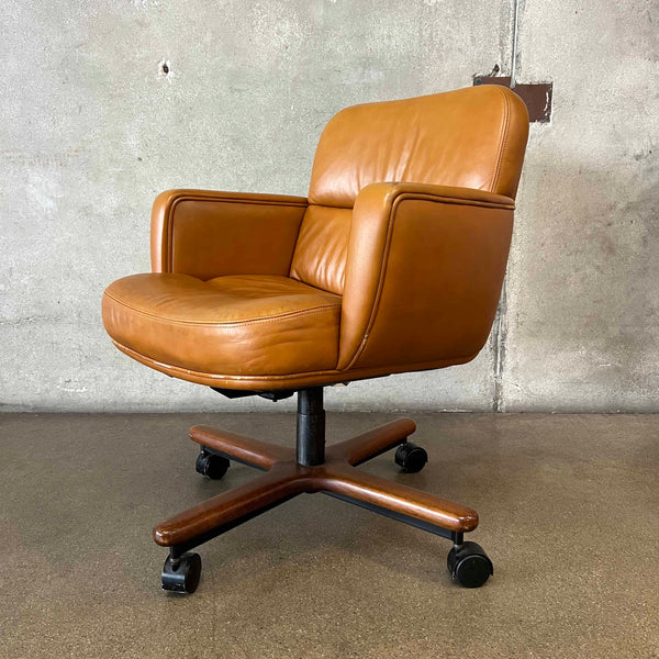1970s Leather Office Chair