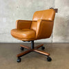 1970s Leather Office Chair