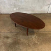 Solid Walnut Surfboard Coffee Table