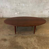 Solid Walnut Surfboard Coffee Table
