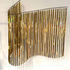 1987 Curtis Jere Kinetic Wave Brass Wall Sculpture - Signed