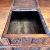Antique Solid Teak Day Bed/Dowry - Hand Carved w/ Storage
