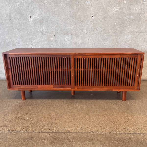 Mosaic TV Console Acacia Wood