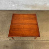 Mid Century Square Walnut Coffee Table