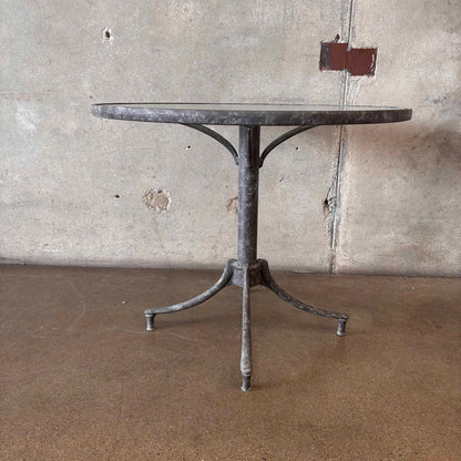 Brown Jordan Aluminum Patinated Table and Four Chairs