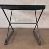 Custom Made Iron and Glass Accent Table
