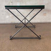 Custom Made Iron and Glass Accent Table