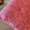 Vintage Maroon Brocade Chaise / Fainting Couch