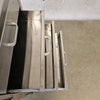 Vintage Stainless Steel Rolling Medical Cabinet