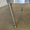 Vintage Stainless Steel Rolling Medical Cabinet