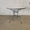 Mosaic Top Metal Patio Table