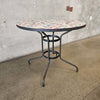 Mosaic Top Metal Patio Table