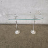 Vintage Pharmacy / Pastry Metal and Glass Riser