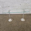 Vintage Pharmacy / Pastry Metal and Glass Riser