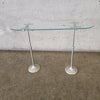 Vintage Pharmacy / Pastry Metal and Glass Riser