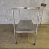 Vintage Stainless Steel Rolling Medical Table