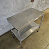 Vintage Stainless Steel Rolling Medical Table