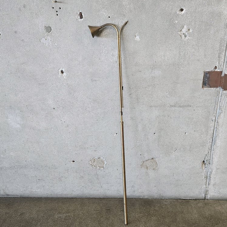 Vintage Sanctuary Brass Candlelighter with Bell Snuffer