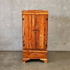 Vintage Knotty Pine Armoire / Closet