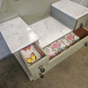 1880s Refurbished Eastlake Mirrored Dresser with Marble Top