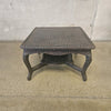 Vintage 1940s Dark Real Wicker Low Table #2