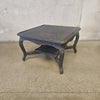 Vintage 1940s Dark Real Wicker Low Table #2