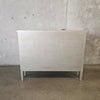Contemporary Demilune Wood Cabinet