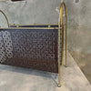Mid Century Modern Brass Magazine Rack
