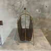 Mid Century Modern Brass Magazine Rack