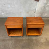 Mid Century Modern Walnut Night Stands by Guild of California