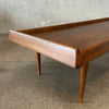 Mid Century Modern Walnut Coffee Table