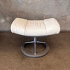 Ekornes Stressless Signature Recliner "Mayfair" Chair/Ottoman Beige Leather